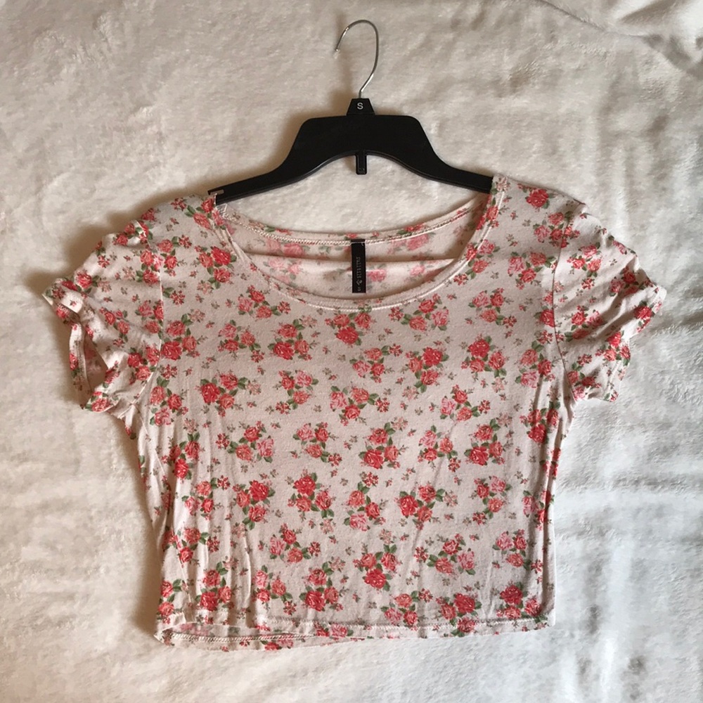Floral Crop-Top
